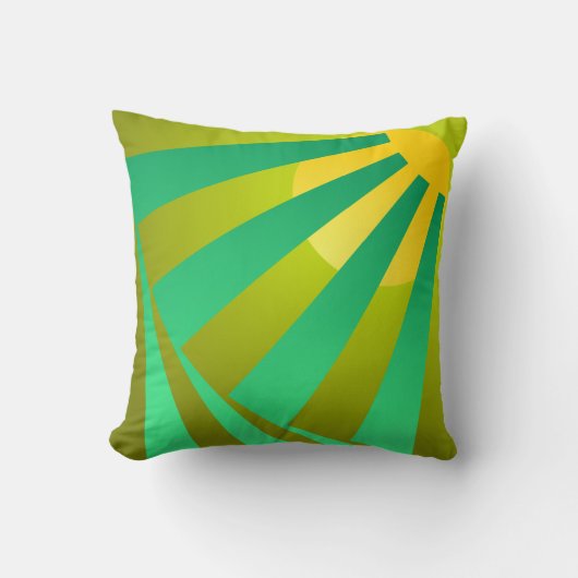 Minzblätter über Honigmelonen schwimmen in Chartre Kissen (Vorderseite)