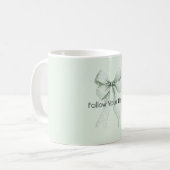 Minzbogen Kaffeetasse (Vorderseite Links)