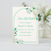 Minzbogen Save-the-Date-Karte Save The Date (Stehend Vorderseite)
