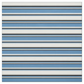 Minzcreme, Blau und Schwarz-Farblinien-Muster Stoff (Muster)