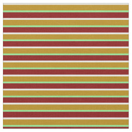 Minzcreme, dunkle Goldenrod, grüne und maroon Lini Stoff