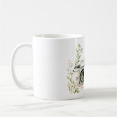 Minzcreme Schmetterlinge Träume Kamera Kaffeetasse (Links)