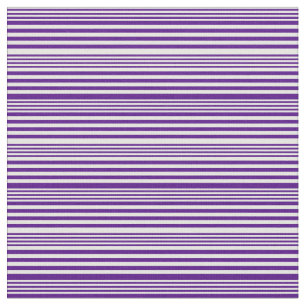 Minzcreme und farbige Streifen mit Indigo Stoff