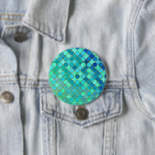 Minze Aqua Aquamarin Gold Oriental Marokkanisches Button (Beispiel)