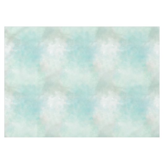 Minze Aqua-Gefärbte Krawatte Tischdecke (Vorderseite (Horizontal))