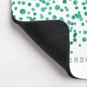 Minze blenden Confetti Mousepad (Ecke)