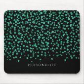 Minze blenden Confetti Mousepad (Vorne)