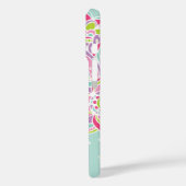 Minze Bohemisch Paisley Custom Monogram Case-Mate iPhone Hülle (Rückseite / Links)