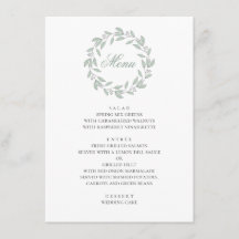 Minze botanische Hochzeit. Elegantes, einfaches Bl