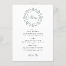 Minze botanische Hochzeit. Elegantes, einfaches Bl