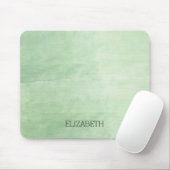 Minze Breeze Watercolor Mousepad (Mit Mouse)