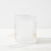 Minze Choc Chip Ice Creme Floating Personalisiert Mattglastasse (Mittel)