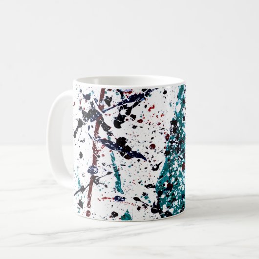 Minze Chocolate Chip Kaffeetasse (Vorderseite Links)