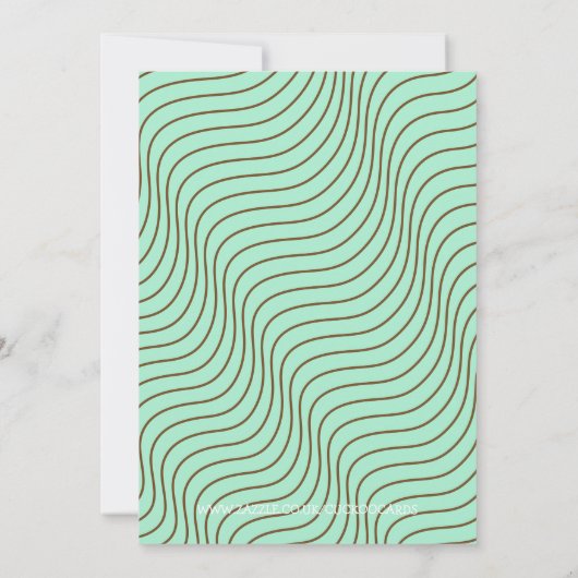 Minze Chocolate Einladung (Rückseite)