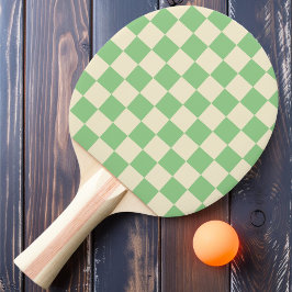 Minze & Cream Checker Tischtennis Schläger