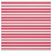 Minze Cream & Crimson Lined Muster Stoff (Muster)