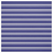 Minze Cream und Midnight Blue Lined Muster Stoff (Muster)