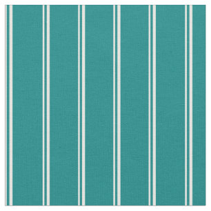 Minze Creme und Aquamarine Streifen/Linien Muster Stoff