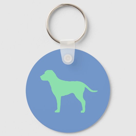 Minze Dog Schlüsselanhänger (Vorderseite)