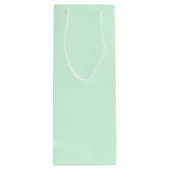 Minze Geschenktasche Geschenktüte Für Weinflaschen (Rückseite)