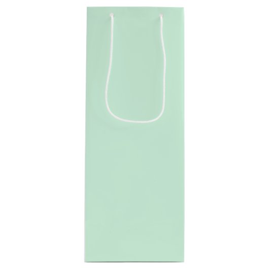 Minze Geschenktasche Geschenktüte Für Weinflaschen (Vorderseite)