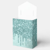 Minze-Glitzer | Aqua Aquamarin Melting Pour Geschenkschachtel (Geöffnet)
