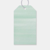 Minze Gold Brown Deer Woodland Weihnachtsgeschenk  Geschenkanhänger (Rückseite)