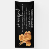 Minze & Gold Whisk Bakery Business Wiedereröffnung Banner (Vertikal)