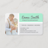 Minze & Gray Fotografy Fotos Logo Personalisiert Visitenkarte (Vorderseite)