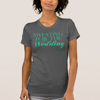Minze & Gray Schwitzen für die Hochzeit. Singlet T-Shirt
