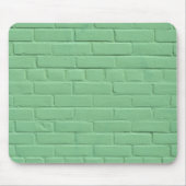 Minze Green Brick Wall Mousepad (Vorne)