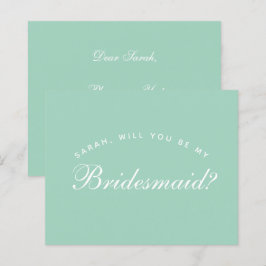 Minze Green Budget Bridesmaid Vorschlag