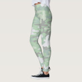 Minze Green Camouflage Leggings (Links)