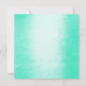 Minze Green Golden Floral Glam Junggeselinnen-Absc Einladung (Rückseite)