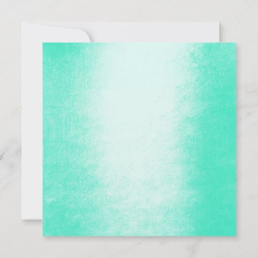 Minze Green Golden Floral Glam Junggeselinnen-Absc Einladung (Rückseite)