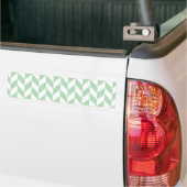 Minze Green Herringbone-Muster Autoaufkleber (Auf Lkw)