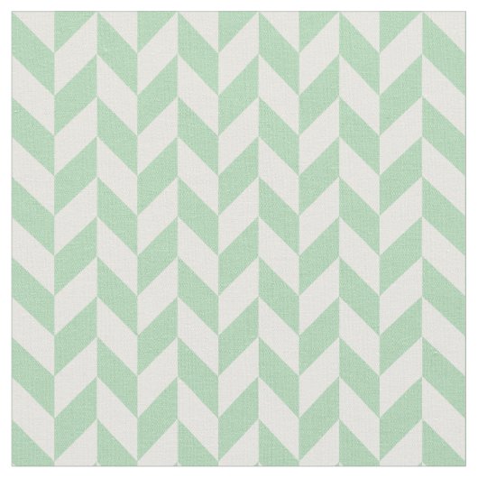 Minze Green Herringbone-Muster Stoff (Nahaufnahme)