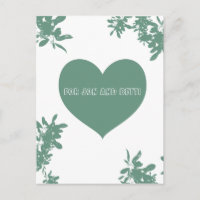 Minze Green Ivy Card