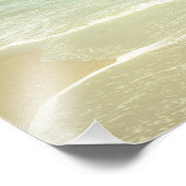 Minze Green Ocean Pastel Beach Fotografie (Ecke)