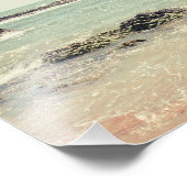 Minze Green Ocean Pastel Beach Fotografie (Ecke)