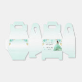 Minze Green Princess Kleid Quinceañera Geburtstag Geschenkschachtel (Ungefaltet)