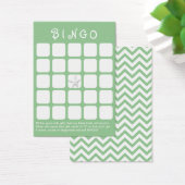 Minze Green Star Fish 5x5 Brautparty Bingo Card (Schreibtisch)