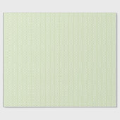 Minze Green und White Herringbone Geschenkpapier (Flach)