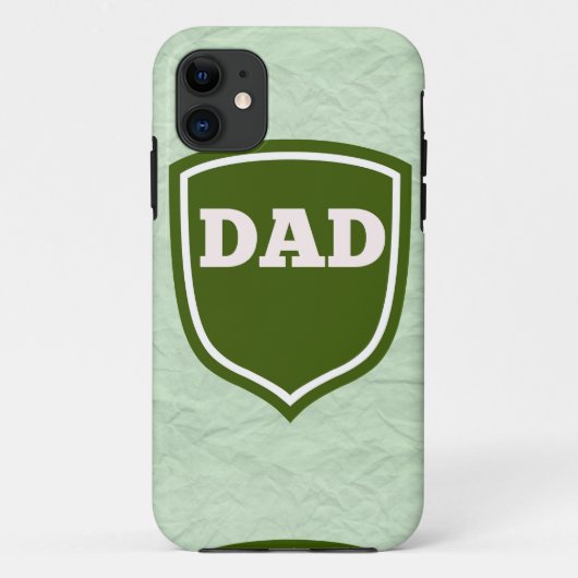 Minze Green Vater Plaque Case-Mate iPhone Hülle (Rückseite)