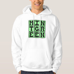 Minze grün, Farbe Hoodie