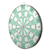 Minze grün und weiß dartscheibe (Vorderseite rechts)