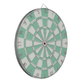 Minze grün und weiß dartscheibe (Vorderseite Links)