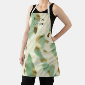 Minze grüne Creme Gold Cowhid Schürze (InSitu)