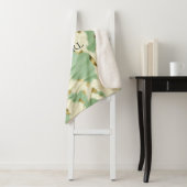 Minze grüne Creme Gold Cowhid Sherpadecke (Beispiel)