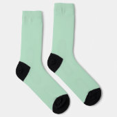 Minze grüne Crew Socken für Frauen (Rechts)
